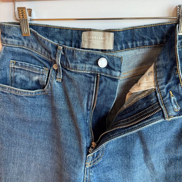 Everlane The Original Cheeky Jean Organic Cotton Straight Leg Size 27 Blue Denim - Picture 9 of 16